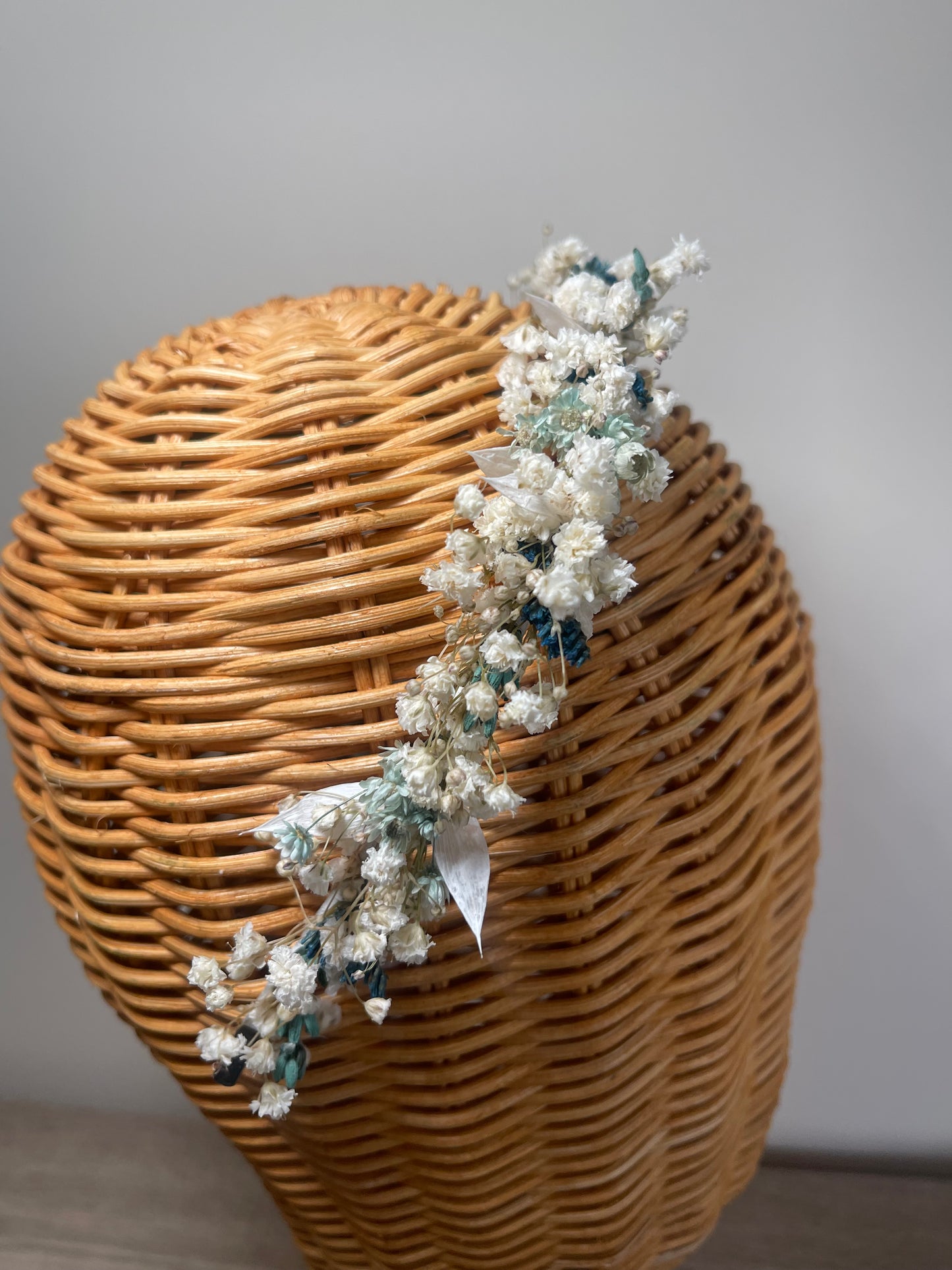 Diadema tonos azules turquesa