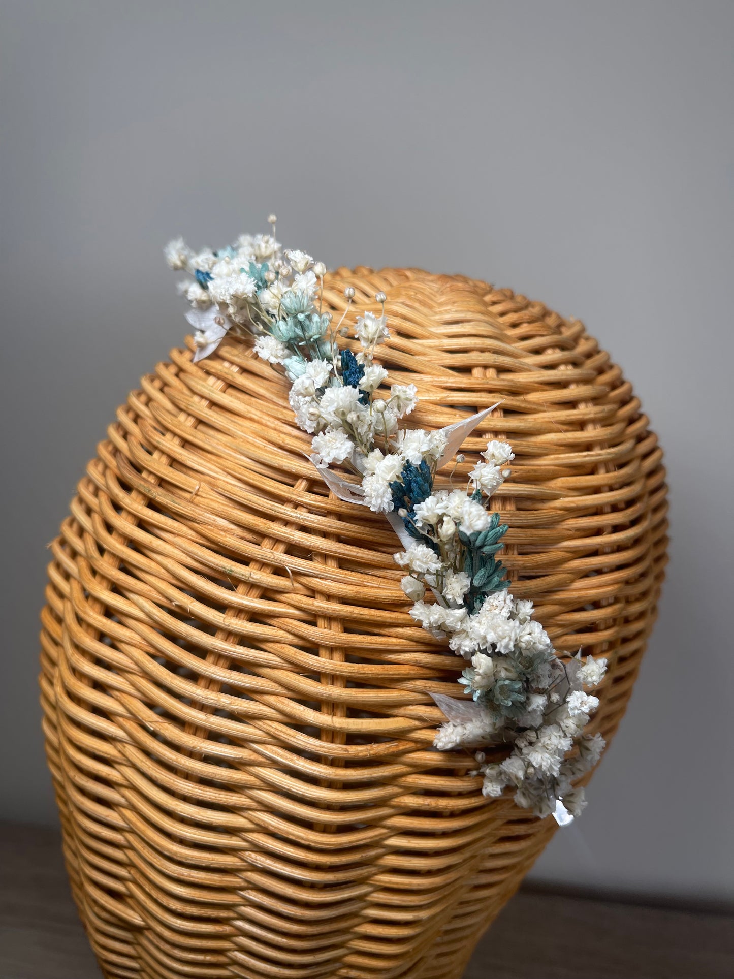 Diadema tonos azules turquesa